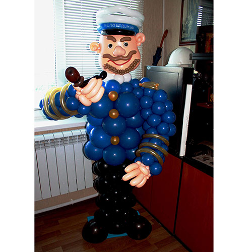 Фигура из шаров «Капитан» Фигура из шаров «Капитан»