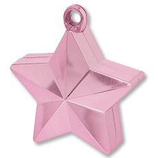 Грузик для шаров Звезда Розовая