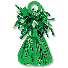 Грузик для шаров Конус Зеленый