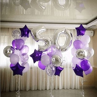 Композиция шаров с цифрой №138 Композиция шаров с цифрой №138