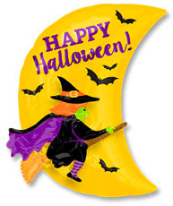 Шар Ведьма на метле 130см