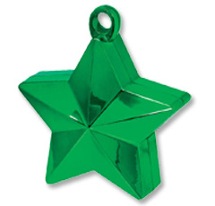 Грузик для шаров Звезда Зеленый