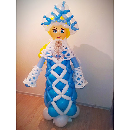 Фигура из шаров «Снегурочка» Фигура из шаров «Снегурочка»