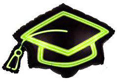 Шар Шапка Выпускника 75см