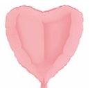 Шар Сердце Макарунс Розовый 40см