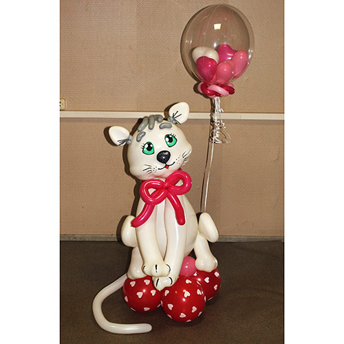 Фигура из шаров «Котик» Фигура из шаров «Котик»