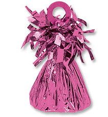 Грузик для шаров Конус Фуксия