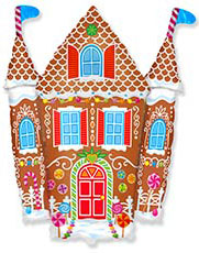 Шар Пряничный домик 85см