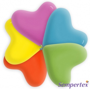 Шары Сердце Тропическое Ассорти 30см Шары Сердце Тропическое Ассорти 30см