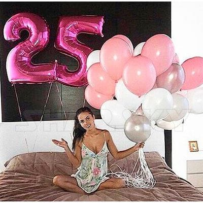 Композиция шаров с цифрой №117 Композиция шаров с цифрой №117