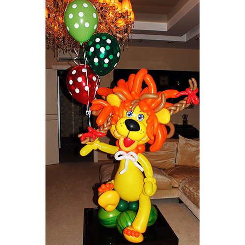 Фигура из шаров «Львенок» Фигура из шаров «Львенок»
