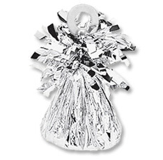 Грузик для шаров Конус Серебро