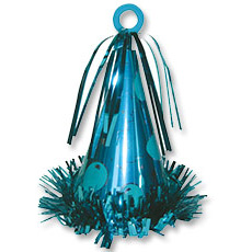 Грузик для шаров Колпак Голубой