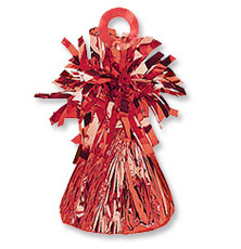 Грузик для шаров Конус Красный