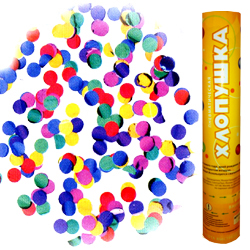 Хлопушка с конфетти Пневмо 30см