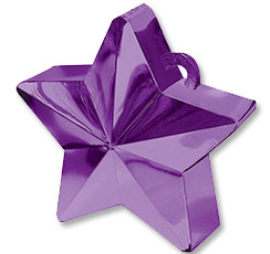 Грузик для шаров Звезда Фиолетовый