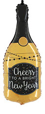 Шар Бутылка шампанского To a Bright New Year 85см