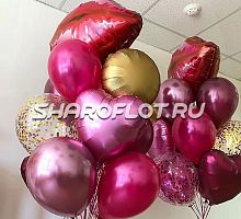 Фонтан из шаров на день рождение