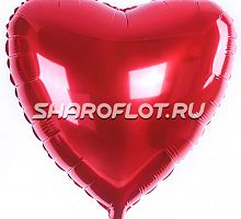 Шар Сердце Красное 40см