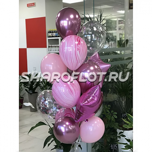 Фонтан из шаров №76