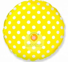 Круг горох желтый