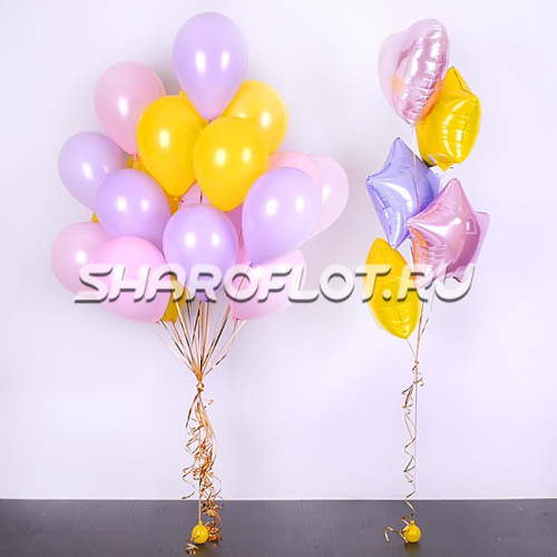 Набор нежных шариков