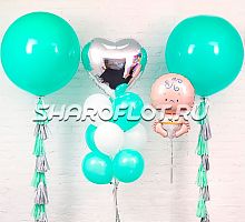 Композиция на выписку из роддома мальчик