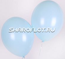 Шар Макарунс Голубой  30см