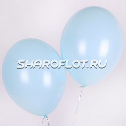 Шар Макарунс Голубой  30см
