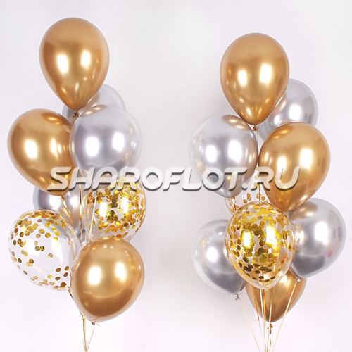 Фонтан в торжественных цветах