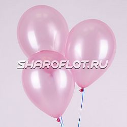 Шар Розовый металлик 30см