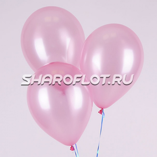 Шар Розовый металлик 30см