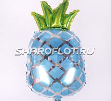 Шар Ананас Голубой 65см