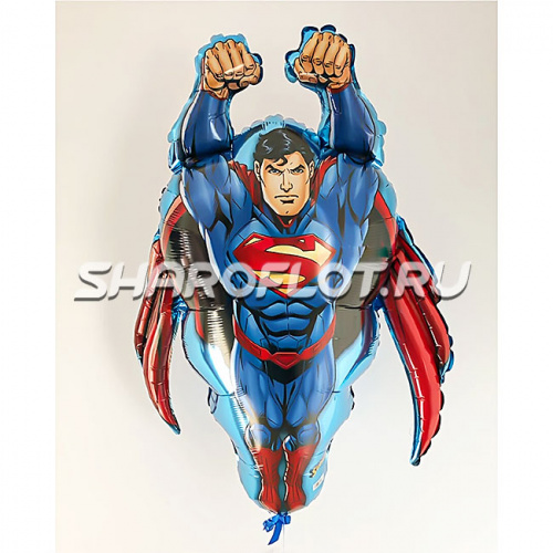 Шар Супермен в полете 80см