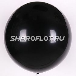 Большой шар Черный пастель 80 см