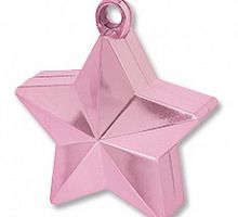 Грузик для шаров Звезда Розовая