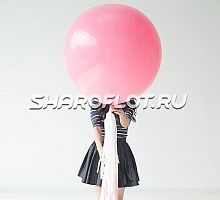 Большой шар с тассел гирляндой Розовый