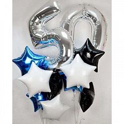 Композиция шаров с цифрой №090