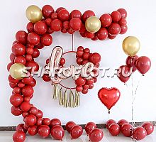 Разнокалиберная гирлянда "Яркая любовь"