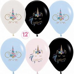 Шары Единорог  (нежность), 30см