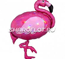 Шар Фламинго переливы 80см
