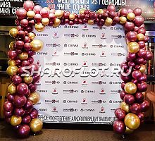 Разнокалиберная гирлянда на баннер 2х2