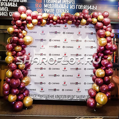 Разнокалиберная гирлянда на баннер 2х2 Разнокалиберная гирлянда на баннер 2х2