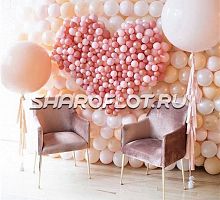 Сердце из воздушных шаров