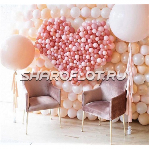 Сердце из воздушных шаров