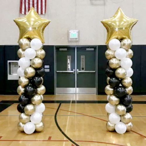 Стойка с шарами Хром 2м Стойка с шарами Хром 2м