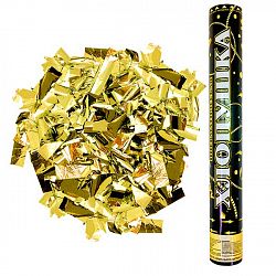 Хлопушка с конфетти Пневмо Золото 40см