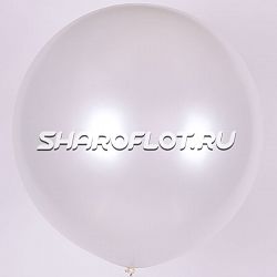 Большой шар Белый металлик 80 см