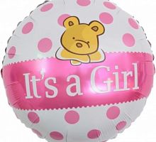 Шар круг &amp;quot;За девочку&amp;quot;