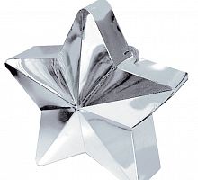 Грузик для шаров Звезда Серебро